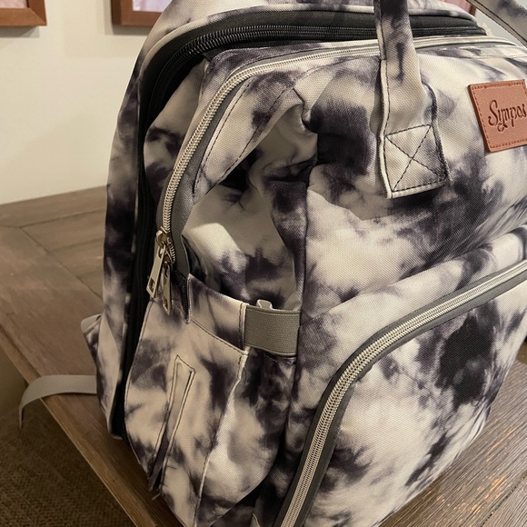 Synpos Tie-Dye Diaper Bag Backpack - Picture 2 of 7